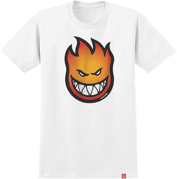 SPITFIRE BIGHEAD FADE FILL SS WHT/ORG
