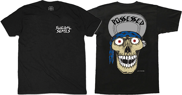 SUICIDAL SKATES PUNK SKULL 80S SS BLACK/SIL