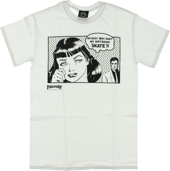 THRASHER BOYFRIEND SS WHITE