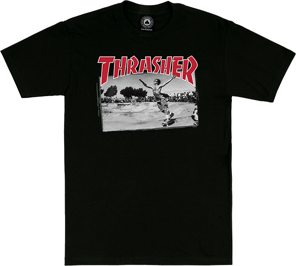 THRASHER JAKE DISH SS BLACK *sale*