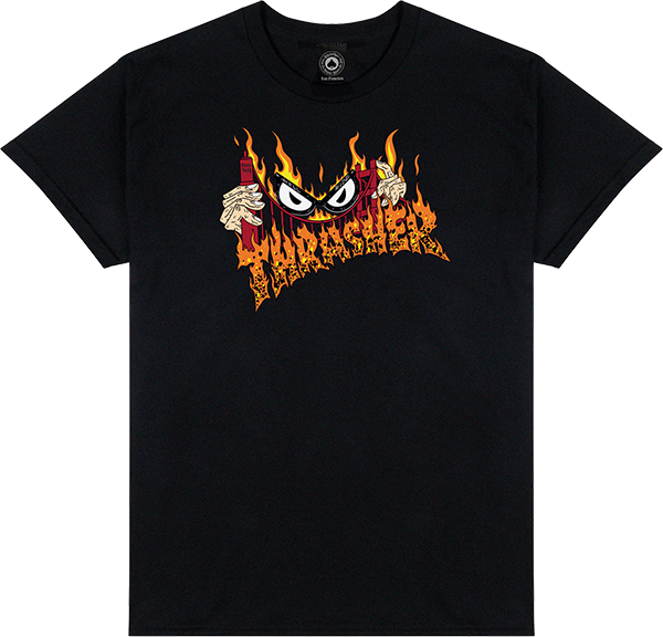 THRASHER SUCKA FREE BY NECKFACE SS BLACK