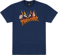 THRASHER SUCKA FREE BY NECKFACE SS NAVY