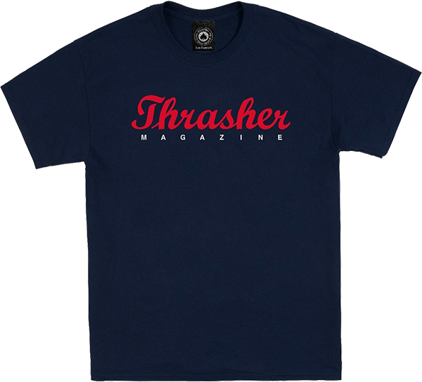 THRASHER SCRIPT SS NAVY
