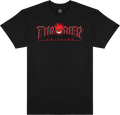 THRASHER X SPITFIRE BIG HEAD OUTLINE SS BLACK