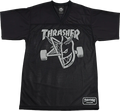 THRASHER X SFW THRASH AND BURN SS JERSEY BLK