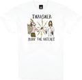 THRASHER TOY MACHINE BTH SS WHITE *sale*