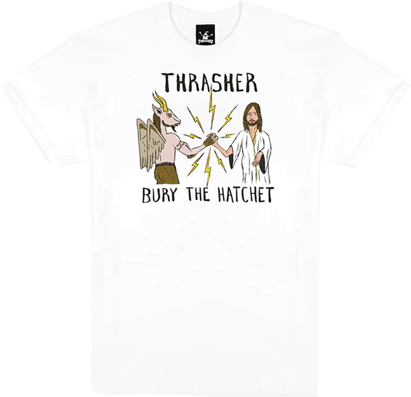 THRASHER TOY MACHINE BTH SS WHITE *sale*