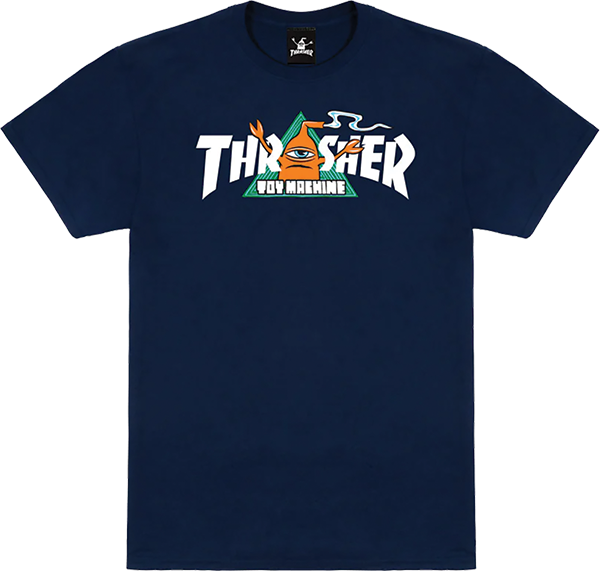 THRASHER TOY MACHINE VORTEX SS NAVY *sale*