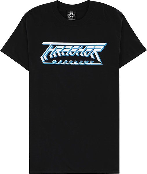 THRASHER FUTURE LOGO SS BLACK *sale*