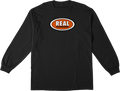 REAL OVAL LS BLK/ORG