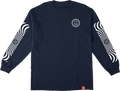 SPITFIRE CLASSIC SWRL SLEEVE LS NAVY/WHT