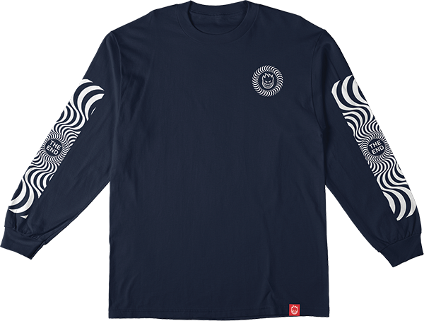 SPITFIRE CLASSIC SWRL SLEEVE LS NAVY/WHT