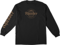 THUNDER WORLDWIDE SCRIPT SLEEVE LS BLK/TAN *sale