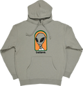 ALIEN WORKSHOP BELIEVE FLEECE HOODIE CEMENT GREY