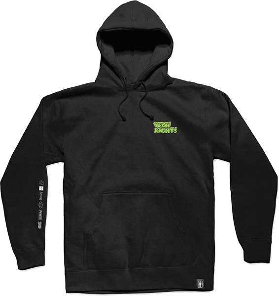 GIRL YEAH RIGHT HOODIE BLACK