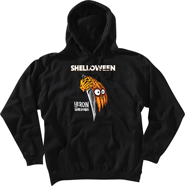 HEROIN SHELLOWEEN HOODIE BLK *sale*