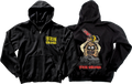 HEROIN TEGGXAS CHAINSAW ZIP HOODIE BLACK *sale*
