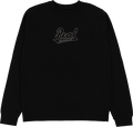 REAL SCRIPT EMB CREW/SWT BLACK
