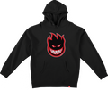 SPITFIRE BIGHEAD FILL HOODIE S-BLACK/RED