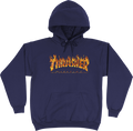 THRASHER INFERNO HOODIE NAVY