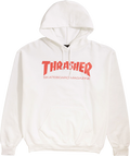 THRASHER SKATE MAG HOODIE WHT/RED