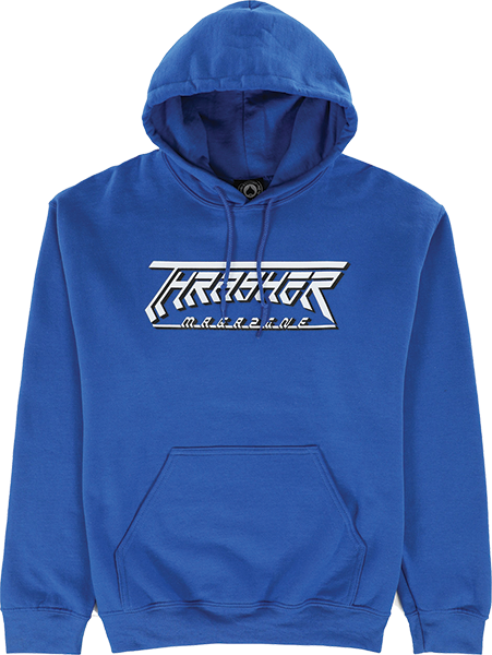 THRASHER FUTURE LOGO HOODIE ROYAL *sale*