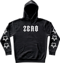 ZERO BAM 3 STAR MULTI HEART HOODIE BLACK/WHT