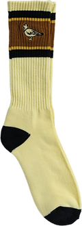 ANTI HERO LIL PIGEON EMB CREW SOCK CREAM/BLACK/YEL