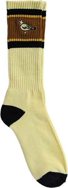ANTI HERO LIL PIGEON EMB CREW SOCK CREAM/BLACK/YEL