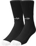 CHOCOLATE LOST CHUNK SOCKS BLACK/WHT 1pr