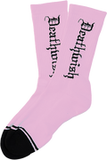 DEATHWISH DEATH CREW SOCKS PINK