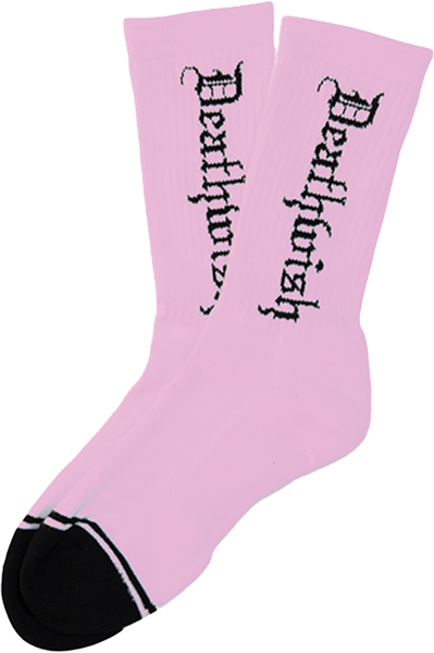 DEATHWISH DEATH CREW SOCKS PINK