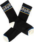 HABITAT GEO-POD CREW SOCKS BLACK 1pr