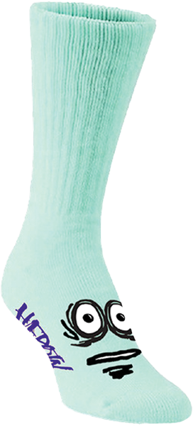 HEROIN BIG EGG CREW SOCKS TEAL