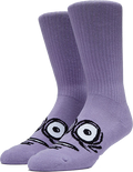 HEROIN BIG EGG CREW SOCKS LAVENDER
