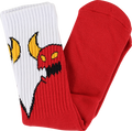 TOY MACHINE SKETCHY MONSTER CREW SOCKS RED