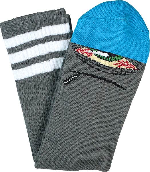 TOY MACHINE STONER SECT CREW SOCKS-GREY/BLUpr