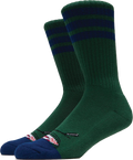 TOY MACHINE STONER SECT CREW SOCKS FOREST 1pr