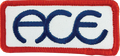 ACE RINGS GARAGE PATCH WHT/BLU/RED