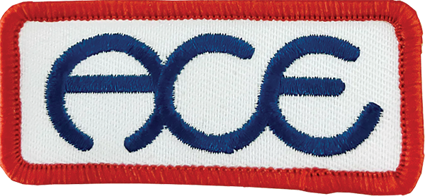 ACE RINGS GARAGE PATCH WHT/BLU/RED