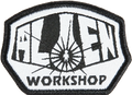 ALIEN WORKSHOP OG LOGO PATCH BLK/WHT
