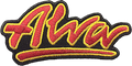 ALVA OG LOGO PATCH RED/YEL/BLK