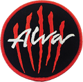 ALVA SCRATCH LOGO PATCH RED/WHT/BLK