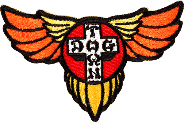 DOGTOWN WINGS OG 70'S 4" PATCH