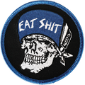 SUICIDAL SKATES EAT SHIT PATCH 2.5" BLUE