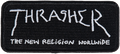 THRASHER NEW RELIGION PATCH BLACK