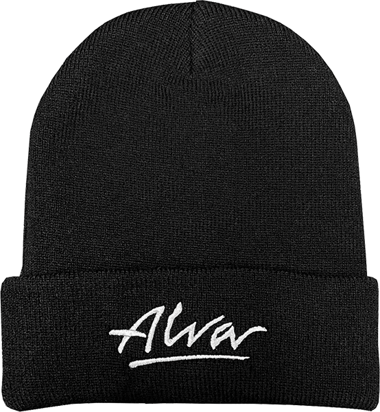 ALVA OG LOGO BEANIE BLACK/WHT