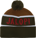 ANTI HERO JALOPI ZAMBONY POM BEANIE OLIVE/GOLD/RED
