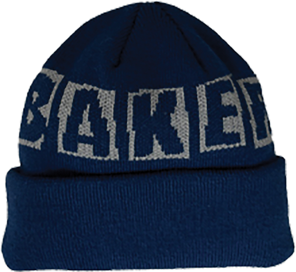 BAKER BRAND LOGO BEANIE NAVY