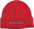 BAKER FLAMES BEANIE RED